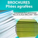 BROCHURES AGRAFEES AVEC COUVERTURES PELLICULEES