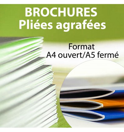 Brochure A4 Ouvert / A5 Fermé