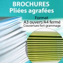 Brochures A3 Ouvert / A4 Fermé / couverture épaisse